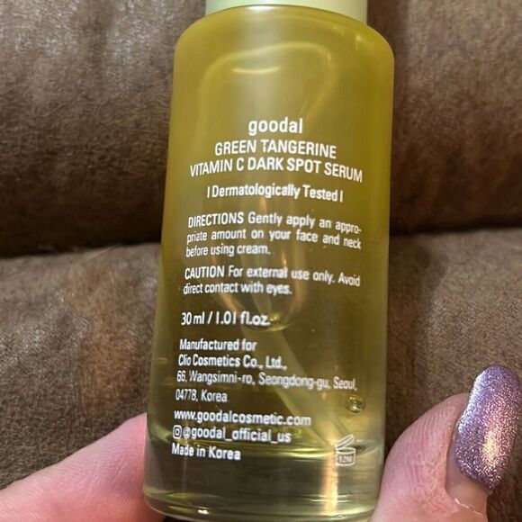 GOODAL Green Tangerine Vitamin‎ C Dark Spot Serum 1.01 fl oz. - Picture 3 of 9